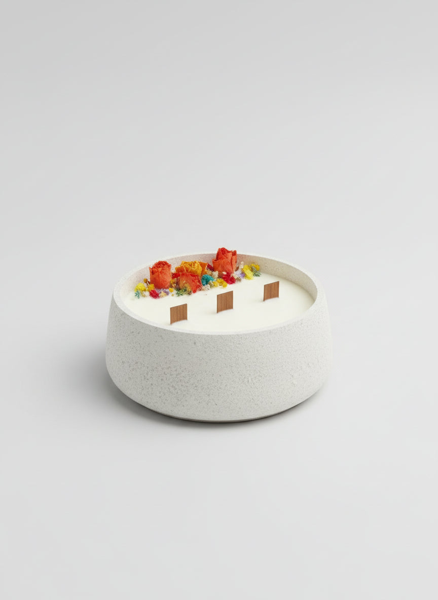 Jardín Preservado Circular Grande