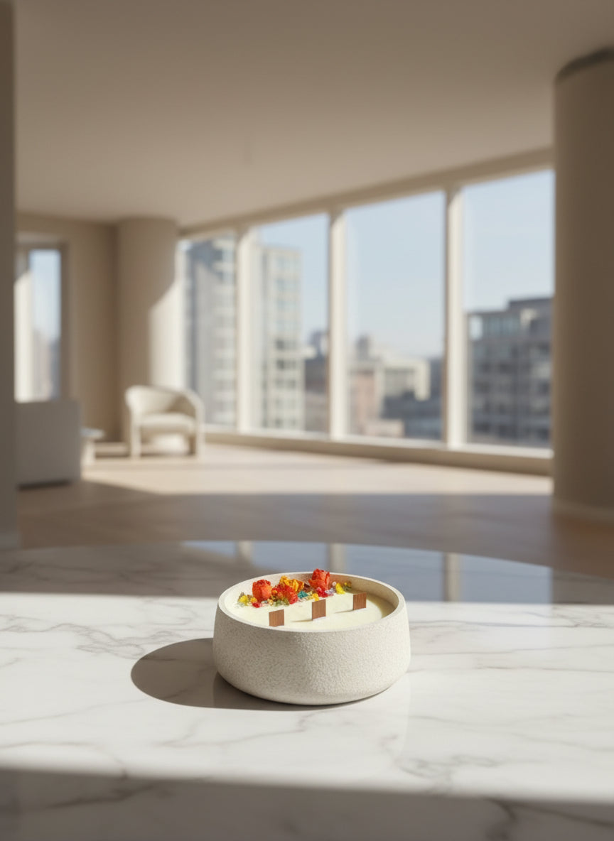 Jardín Preservado Circular Grande