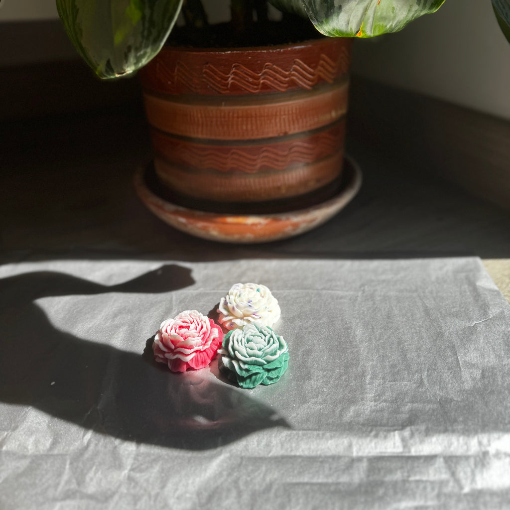 Combo Wax Melts Rosas+ Pebetero + Velas Pebetero