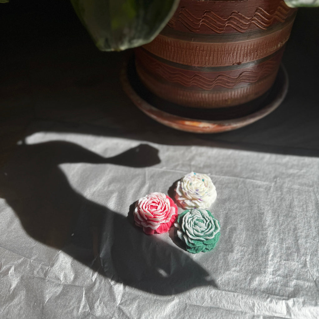 Combo Wax Melts Rosas+ Pebetero + Velas Pebetero