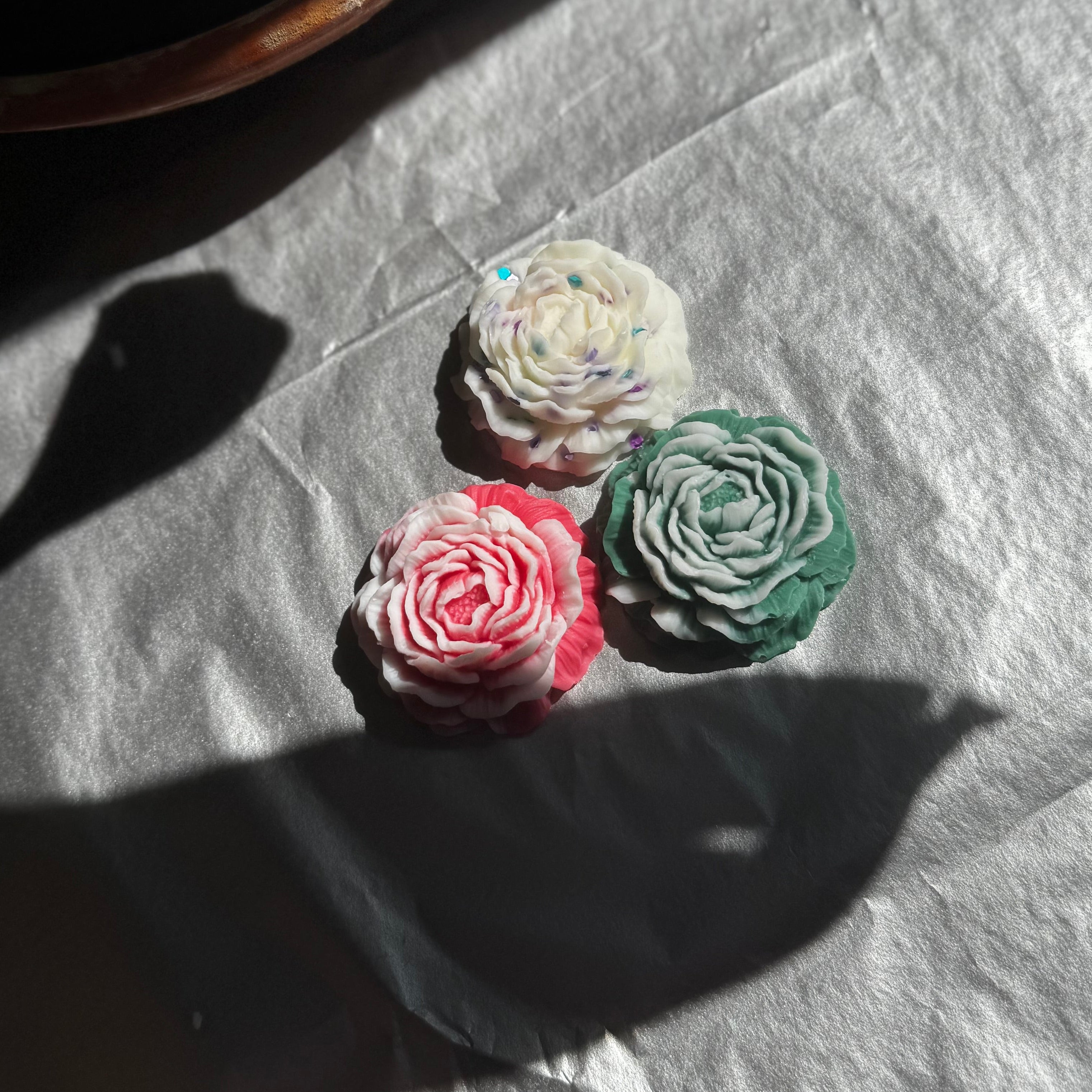 Combo Wax Melts Rosas+ Pebetero + Velas Pebetero